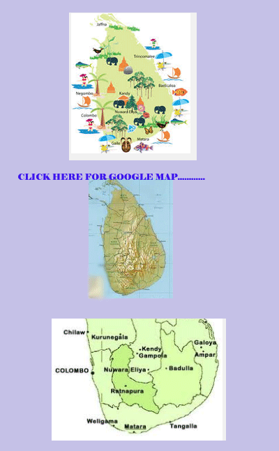 Click for Google map of Sri Lanka